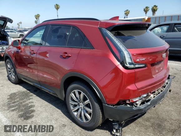 2019 Cadillac XT4 FWD Sport with VIN 1GYFZER4XKF167897, listed as a Copart auction lot 59224635 with 37,770 mi miles and Salvage title. Bid and sale history available at DreamBid. Image 2.