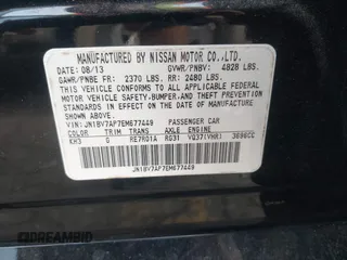 2014 Infiniti Q50 z VIN JN1BV7AP7EM677449, wystawiony jako IAAI lot #42278173 z przebiegiem 116 357 mil mil oraz . Historia ofert i sprzedaży dostępna na DreamBid. Obrazek 9.