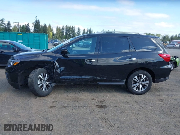 2019 Nissan Pathfinder SV with VIN 5N1DR2MM4KC579118, listed as a IAAI auction lot 42147973 with 64,597 mi miles. Bid and sale history available at carsss.com. Image 6.