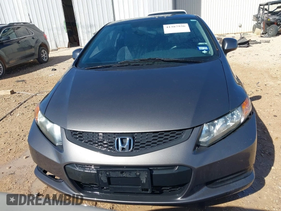 2012 Honda Civic Cpe EX with VIN 2HGFG3B8XCH550429, listed as a IAAI auction lot 41387936 with 176,432 mi miles. Bid and sale history available at carsss.com. Image 12.