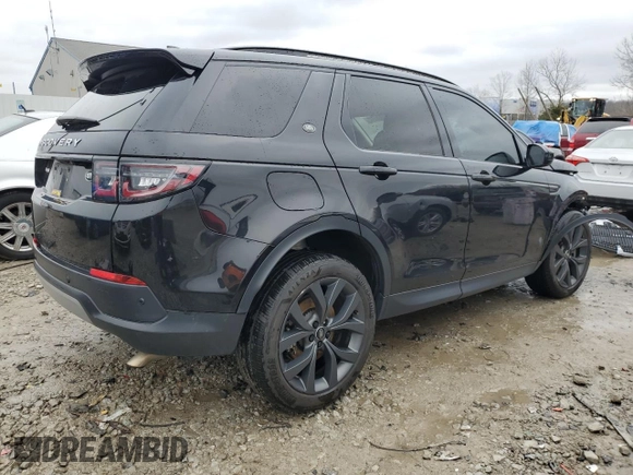 2023 Land Rover Discovery Sport SE with VIN SALCP2FX3PH920542, listed as a Copart auction lot 43056705 with 83,095 mi miles and Salvage Title. Bid and sale history available at carsss.com. Image 3.