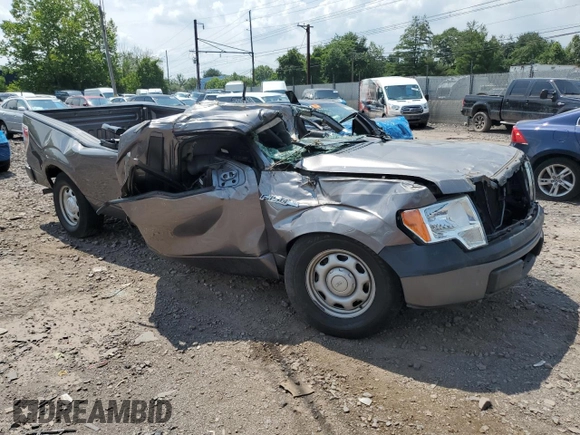 2014 Ford F-150 XL with VIN 1FTMF1CM7EKE51281, listed as a Copart auction lot 62495405 with Not provided miles and Salvage title. Bid and sale history available at DreamBid. Image 4.