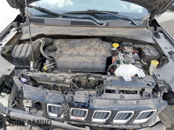 2018 Jeep Compass Limited with VIN 3C4NJDCB9JT206736, listed as a Copart auction lot 59838055 with 124,992 mi miles and Salvage title. Bid and sale history available at DreamBid. Image 12.