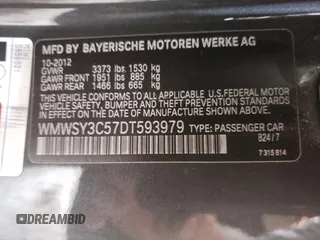 2013 MINI Roadster S z VIN WMWSY3C57DT593979, wystawiony jako Copart lot #68924454 z przebiegiem 61 578 mil mil oraz Szkody całkowita. Historia ofert i sprzedaży dostępna na DreamBid. Obrazek 14.
