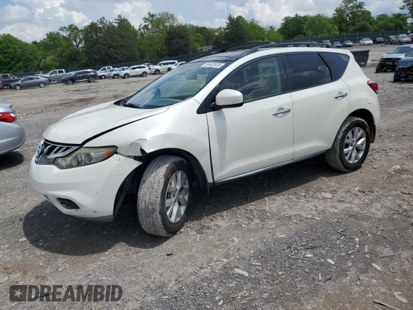2014 Nissan Murano SV z VIN JN8AZ1MU3EW400964, wystawiony jako Copart lot #55452635 z przebiegiem 100 363 mil mil oraz Czysty tytuł • Clean title. Historia ofert i sprzedaży dostępna na DreamBid. Obrazek 1.