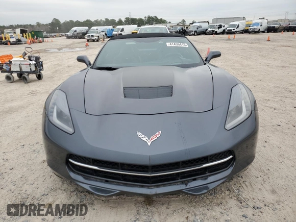 2014 Chevrolet Corvette 3LT with VIN 1G1YF3D70E5127778, listed as a Copart auction lot 41439415 with 38,572 mi miles and Salvage Title. Bid and sale history available at carsss.com. Image 5.