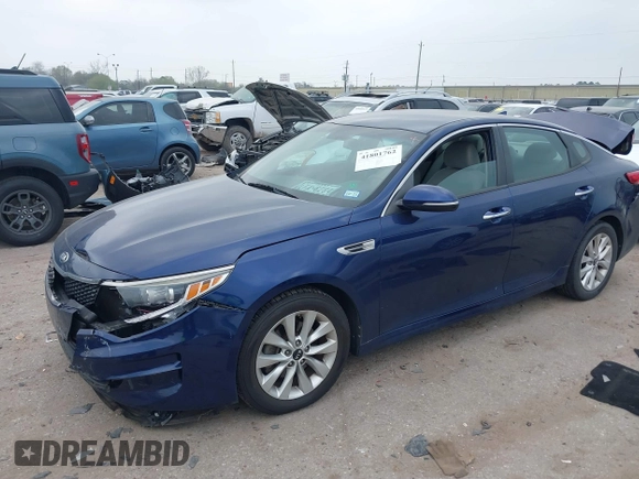2017 Kia Optima LX with VIN 5XXGT4L35HG140543, listed as a IAAI auction lot 41801762 with 95,626 mi miles. Bid and sale history available at carsss.com. Image 17.