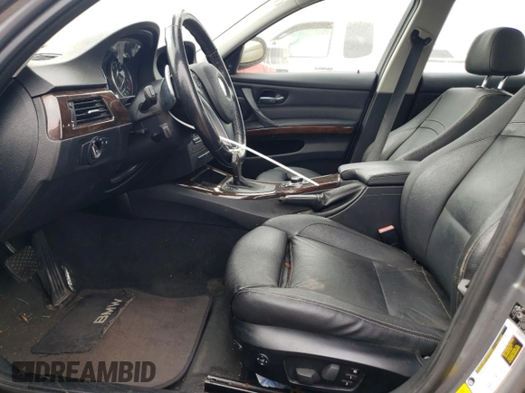 2011 BMW 3 Series 335i xDrive with VIN WBAPL5C53BA918006, listed as a Copart auction lot 56460925 with Not provided miles and Salvage title. Bid and sale history available at DreamBid. Image 7.