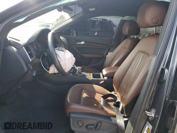 2018 Audi Q5 Premium with VIN WA1ANAFY8J2020313, listed as a Copart auction lot 54078575 with 76,133 mi miles and Salvage Title. Bid and sale history available at DreamBid. Image 7.