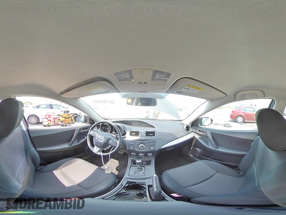2013 Mazda 3 i Touring with VIN JM1BL1VPXD1835874, listed as a Copart auction lot 59709455 with 101,602 mi miles and Salvage title. Bid and sale history available at DreamBid. Image 14.