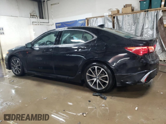 2018 Acura TLX w/Technology Pkg with VIN 19UUB2F52JA003652, listed as a Copart auction lot 45919365 with 135,676 mi miles and Salvage Title. Bid and sale history available at carsss.com. Image 2.