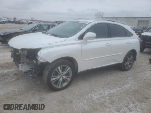 2015 Lexus RX 350 with VIN 2T2BK1BA2FC264667, listed as a Copart auction lot 45875085 with 109,746 mi miles and Salvage Title. Bid and sale history available at DreamBid. Image 1.