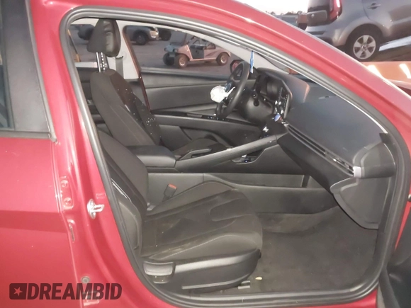 2023 Hyundai Elantra SEL with VIN KMHLM4AG9PU575684, listed as a IAAI auction lot 41205531 with 13,656 mi miles and . Bid and sale history available at DreamBid. Image 5.