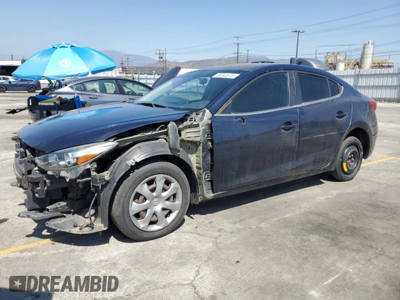 2017 Mazda 3 Sport with VIN 3MZBN1U7XHM104377, listed as a Copart auction lot 56344615 with 139,084 mi miles and Salvage Title. Bid and sale history available at DreamBid. Image 1.