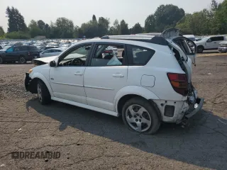 2006 Pontiac Vibe with VIN 5Y2SL65826Z432790, listed as a Copart auction lot 65681574 with 0 mi miles and Salvage Title. Bid and sale history available at carsss.com. Image 2.