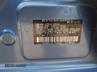 2014 Subaru Impreza 2.0i с VIN JF1GPAA6XE8241923, выставлен на аукционе IAAI как лот 42156735 с пробегом 92 333 миль миль и . История ставок и продаж доступна на DreamBid. Изображение 9.