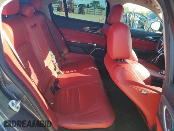 2018 Alfa Romeo Giulia Ti Sport with VIN ZARFAECN8J7580740, listed as a Copart auction lot 79091504 with 81,981 mi miles and Salvage Title. Bid and sale history available at carsss.com. Image 10.
