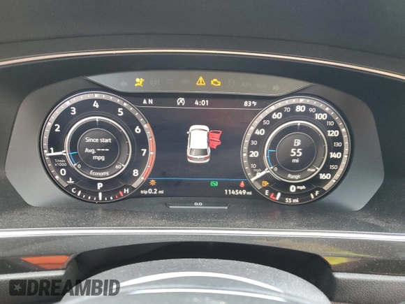 2018 Volkswagen Tiguan SEL Premium with VIN 3VV5B7AX8JM123582, listed as a Copart auction lot 51914115 with 114,549 mi miles and Salvage Title. Bid and sale history available at DreamBid. Image 9.