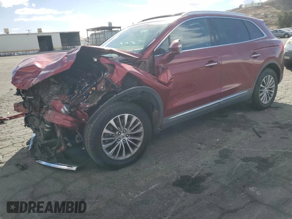 2017 Lincoln MKX Select with VIN 2LMPJ6KP5HBL15010, listed as a Copart auction lot 87696665 with 129,295 mi miles and Salvage Title. Bid and sale history available at carsss.com. Image 1.