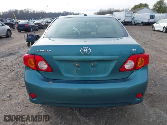 2009 Toyota Corolla with VIN JTDBL40E29J017358, listed as a IAAI auction lot 41041604 with 233,205 mi miles. Bid and sale history available at carsss.com. Image 16.