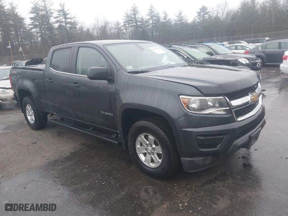 2018 Chevrolet Colorado 4WD Work Truck with VIN 1GCGTBEN9J1263265, listed as a IAAI auction lot 41171532 with 100,645 mi miles. Bid and sale history available at carsss.com. Image 1.