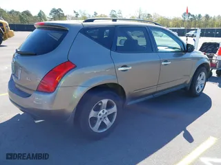 2003 Nissan Murano SL with VIN JN8AZ08T33W110622, listed as a IAAI auction lot 41846987 with 143,167 mi miles. Bid and sale history available at carsss.com. Image 4.
