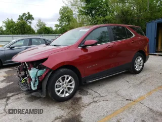 2021 Chevrolet Equinox LT z VIN 2GNAXKEVXM6100112, wystawiony jako Copart lot #56009295 z przebiegiem 63 381 mil mil oraz Szkoda całkowita • Salvage title. Historia ofert i sprzedaży dostępna na DreamBid. Obrazek 1.