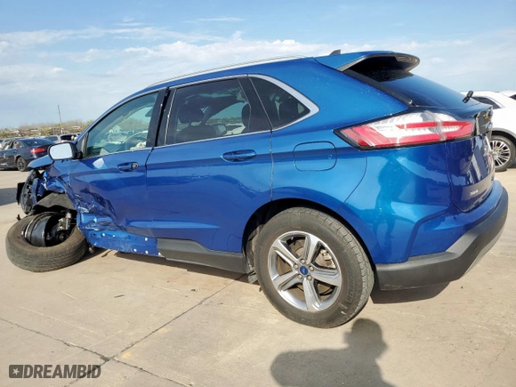 2022 Ford Edge SEL with VIN 2FMPK4J9XNBB09287, listed as a Copart auction lot 50370455 with 0 mi miles and Salvage Title. Bid and sale history available at carsss.com. Image 2.