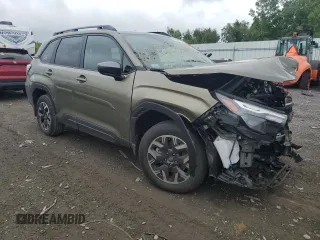 2025 Subaru Forester Premium with VIN JF2SLDDCXSH537993, listed as a Copart auction lot 59089995 with Not provided miles and Salvage title. Bid and sale history available at DreamBid. Image 4.