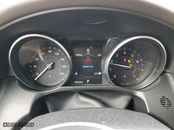 2016 Jaguar XF 35t Prestige with VIN SAJBE4BV3GCY18665, listed as a Copart auction lot 41925005 with 100,530 mi miles and Salvage Title. Bid and sale history available at carsss.com. Image 9.