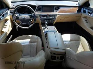 2017 Genesis G80 3.8L with VIN KMHGN4JE9HU175302, listed as a Copart auction lot 59144765 with 133,609 mi miles and Salvage title. Bid and sale history available at DreamBid. Image 8.