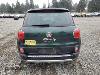 2014 FIAT 500L Trekking with VIN ZFBCFADH7EZ019538, listed as a Copart auction lot 82494444 with 18,550 mi miles and Salvage Title. Bid and sale history available at carsss.com. Image 6.