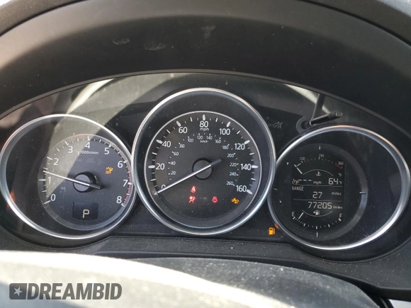 2017 Mazda CX-5 Touring with VIN JM3KFACL1H0100436, listed as a Copart auction lot 53058875 with 77,205 mi miles and Salvage Title. Bid and sale history available at DreamBid. Image 9.
