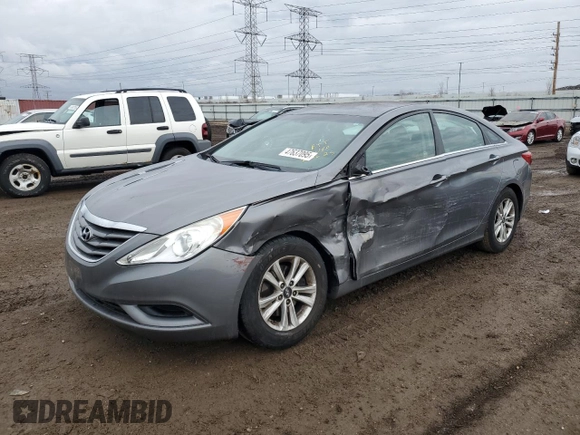 2011 Hyundai Sonata GLS with VIN 5NPEB4AC1BH151659, listed as a Copart auction lot 47637095 with 126,333 mi miles and Salvage Title. Bid and sale history available at carsss.com. Image 1.