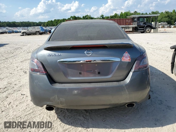 2014 Nissan Maxima S with VIN 1N4AA5AP6EC499697, listed as a Copart auction lot 54631005 with Not Provided miles and Clean Title. Bid and sale history available at DreamBid. Image 6.