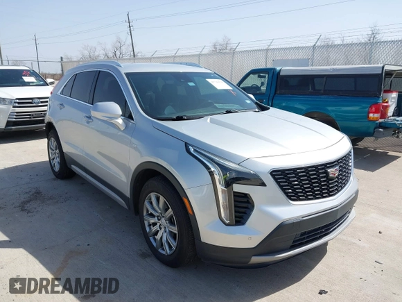2020 Cadillac XT4 FWD Premium Luxury with VIN 1GYFZCR48LF028129, listed as a IAAI auction lot 41718170 with 63,530 mi miles. Bid and sale history available at carsss.com. Image 1.