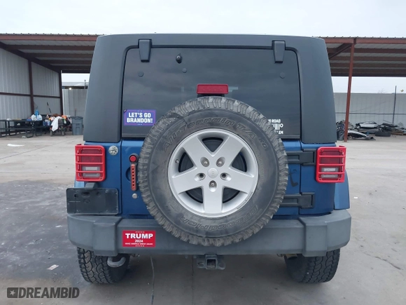 2010 Jeep Wrangler Unlimited Sport with VIN 1J4BA3H18AL105500, listed as a IAAI auction lot 41634465 with 230,453 mi miles. Bid and sale history available at carsss.com. Image 16.