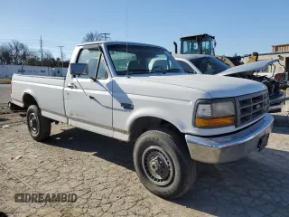 1997 Ford F-250 with VIN 1FTHF26G4VEC26182, listed as a Copart auction lot 48146085 with 199,917 mi miles and Salvage title. Bid and sale history available at DreamBid. Image 4.