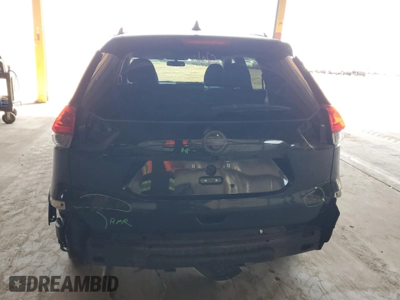 2018 Nissan Rogue S with VIN 5N1AT2MT1JC819560, listed as a Copart auction lot 53821785 with 57,197 mi miles and Salvage Title. Bid and sale history available at carsss.com. Image 6.