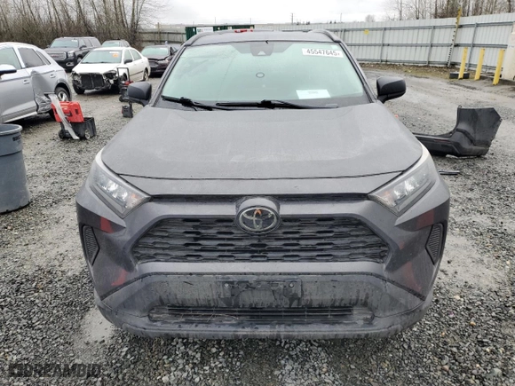 2019 Toyota RAV4 LE with VIN 2T3F1RFV9KW044589, listed as a Copart auction lot 45547645 with 87,569 mi miles and Salvage Title. Bid and sale history available at carsss.com. Image 5.
