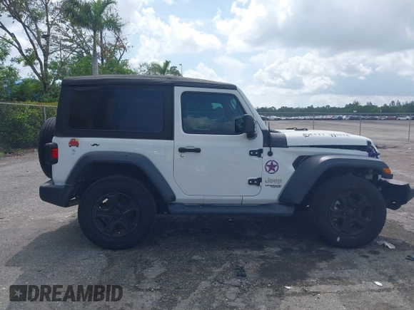 2018 Jeep Wrangler Sport with VIN 1C4GJXAGXJW151460, listed as a IAAI auction lot 42465411 with Not provided miles and . Bid and sale history available at DreamBid. Image 13.