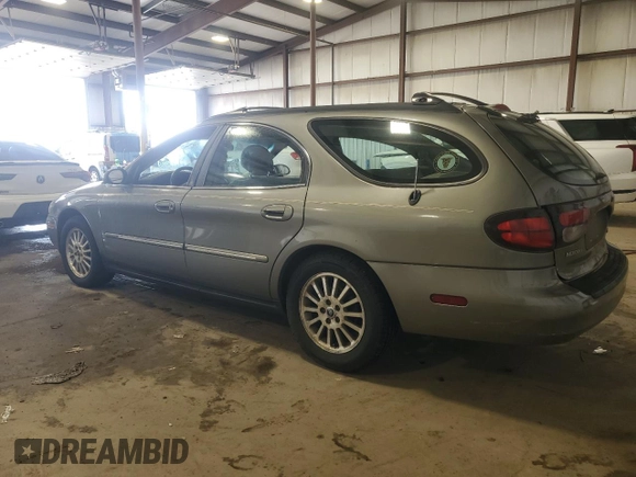 2002 Mercury Sable with VIN 1MEFM58U82G612541, listed as a Copart auction lot 60254405 with 171,854 mi miles and Salvage title. Bid and sale history available at DreamBid. Image 2.