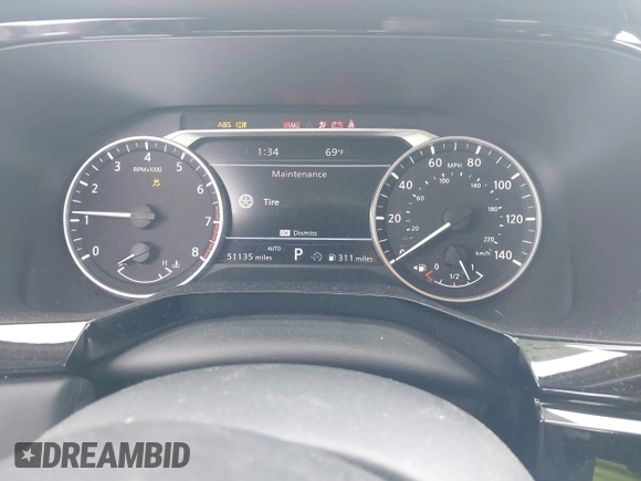 2022 Nissan Pathfinder SL with VIN 5N1DR3CC3NC205313, listed as a IAAI auction lot 42326804 with 51,135 mi miles and . Bid and sale history available at DreamBid. Image 7.