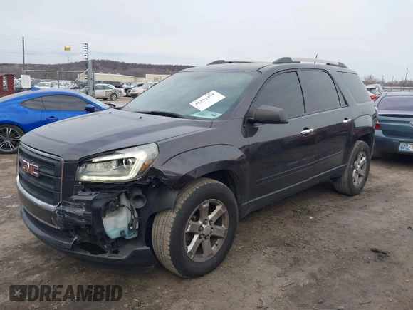 2014 GMC Acadia SLE with VIN 1GKKRNED5EJ352567, listed as a IAAI auction lot 41352454 with 196,140 mi miles and . Bid and sale history available at carsss.com. Image 18.