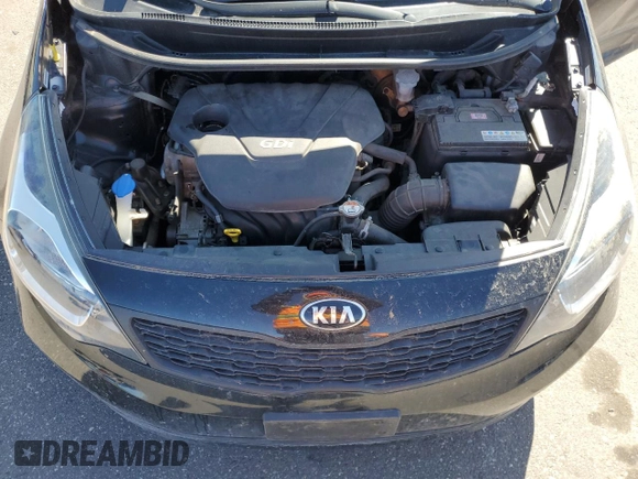2015 Kia Rio LX with VIN KNADM4A37F6497167, listed as a Copart auction lot 49968245 with 98,517 mi miles and Salvage Title. Bid and sale history available at carsss.com. Image 11.
