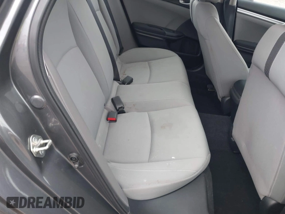 2019 Honda Civic Sedan LX with VIN 2HGFC2F66KH595946, listed as a IAAI auction lot 42017066 with 37,634 mi miles. Bid and sale history available at carsss.com. Image 8.