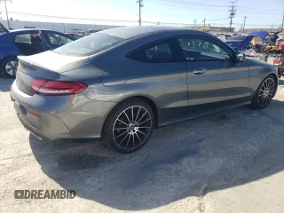 2022 Mercedes-Benz C 300 with VIN W1KWJ8DB7NG113854, listed as a Copart auction lot 47461385 with 45,141 mi miles and Salvage Title. Bid and sale history available at DreamBid. Image 3.