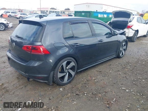 2015 Volkswagen Golf GTI S with VIN 3VW4T7AU9FM041619, listed as a IAAI auction lot 40953140 with 170,200 mi miles. Bid and sale history available at carsss.com. Image 4.