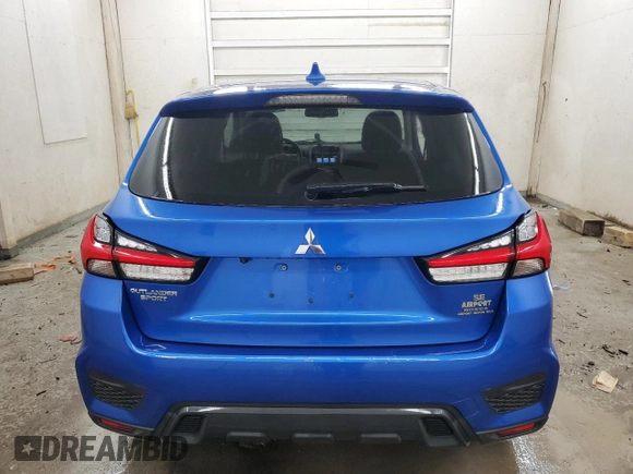 2020 Mitsubishi Outlander Sport SE 2.0 with VIN JA4AP4AU3LU011297, listed as a Copart auction lot 50381575 with 86,943 mi miles and Salvage Title. Bid and sale history available at carsss.com. Image 6.