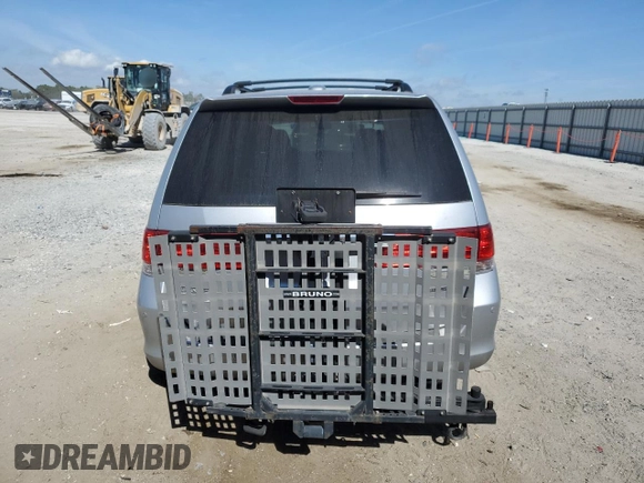2010 Honda Odyssey Touring with VIN 5FNRL3H95AB067277, listed as a Copart auction lot 44845765 with 0 mi miles and Salvage Title. Bid and sale history available at carsss.com. Image 6.